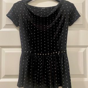 GUESS Polka Dot Top Size XS